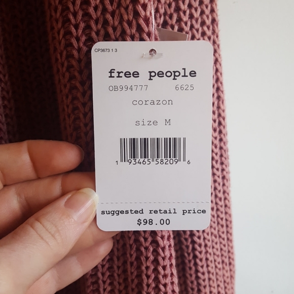 *New* Free People Shoulder Sweater - Picture 2 of 5